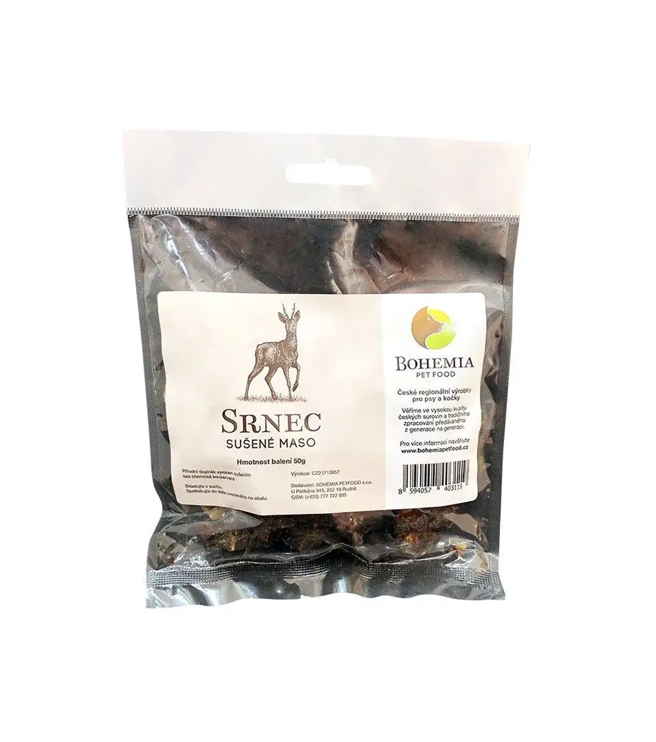 BOHEMIA Sušené mäso - Srnec 50 g