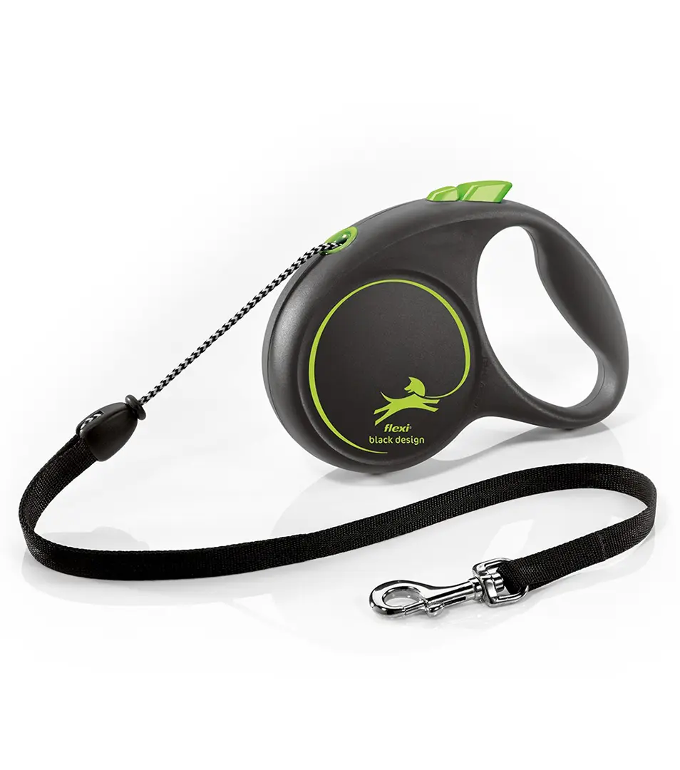 Vodítko Flexi Black Design lanko M 5 m zelené (do 20 kg)
