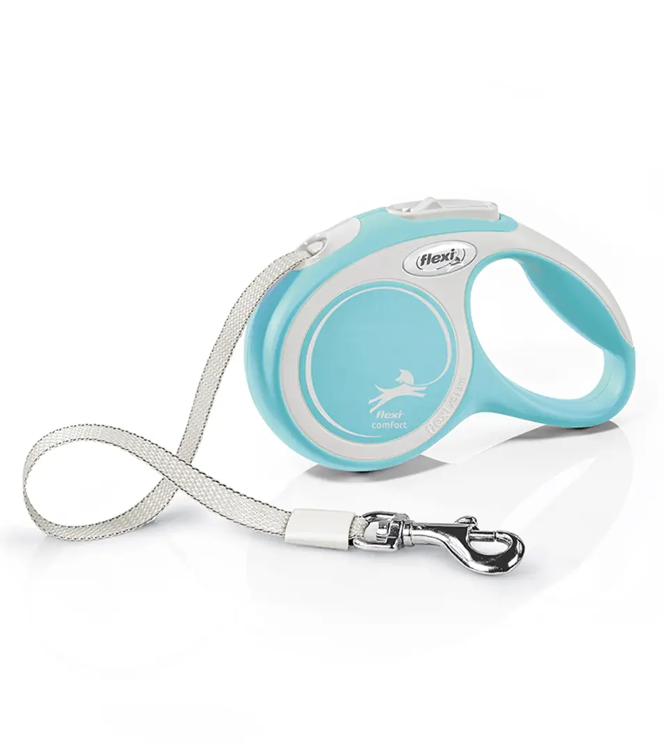 Vodítko Flexi New Comfort páska S 5 m svetlomodré (do 15 kg)