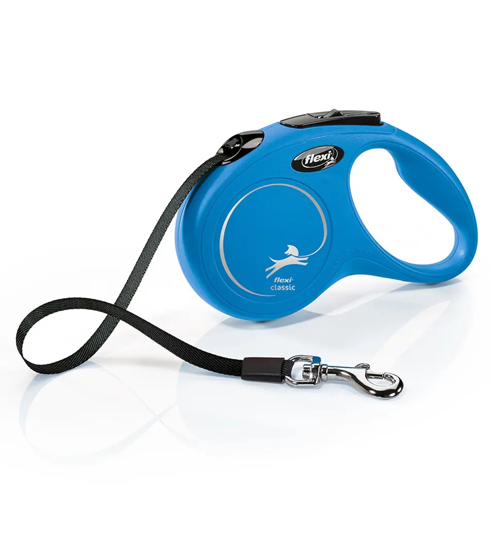 Vodítko Flexi Classic NEW páska S 5 m modré (do 15 kg)