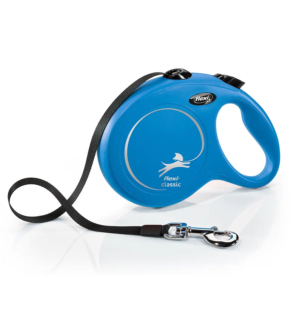 Vodítko Flexi Classic NEW páska L 8 m modré 50 kg