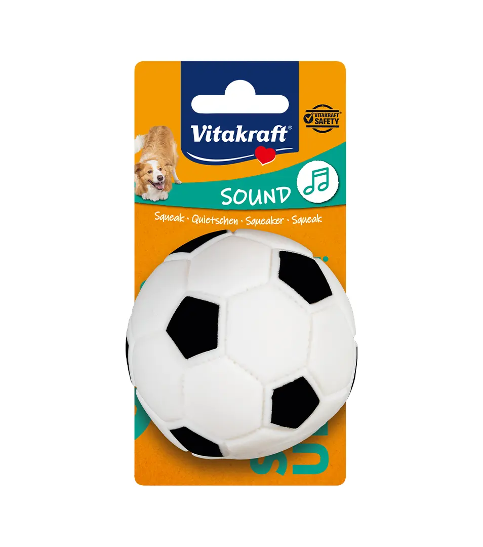 Vitakraft Hračka pre psa - futbalová lopta 10 cm
