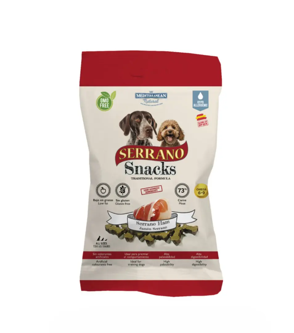 Pamlsky Serrano Snack Dog Serrano Ham 100g