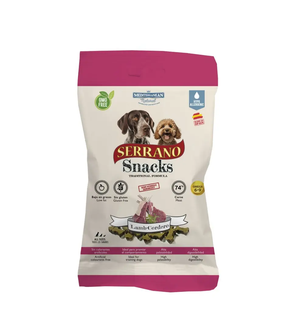 Pamlsky Serrano Snack Dog Lamb 100g