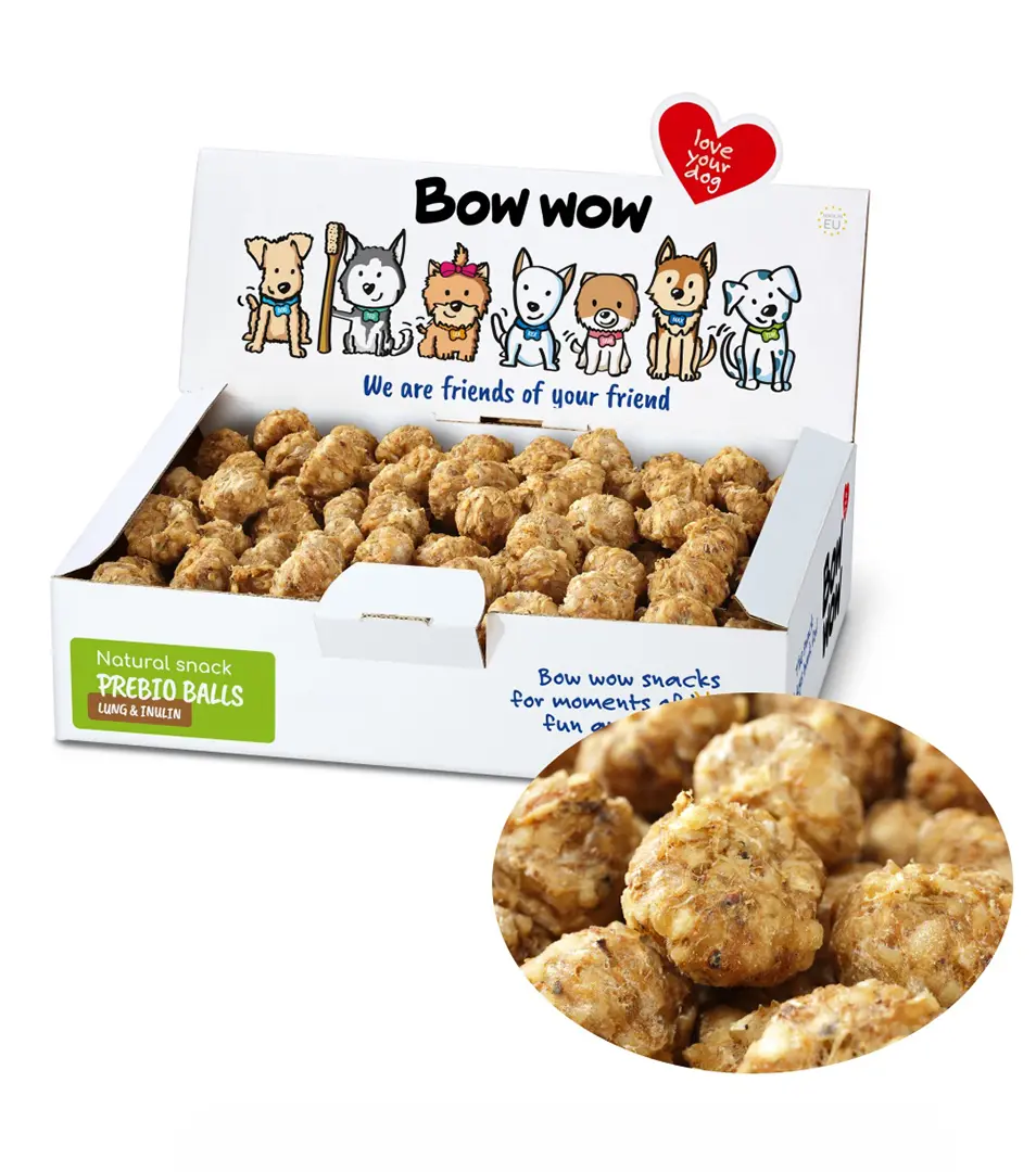 Natural gulička Bow Wow s pľúcami 10 ks