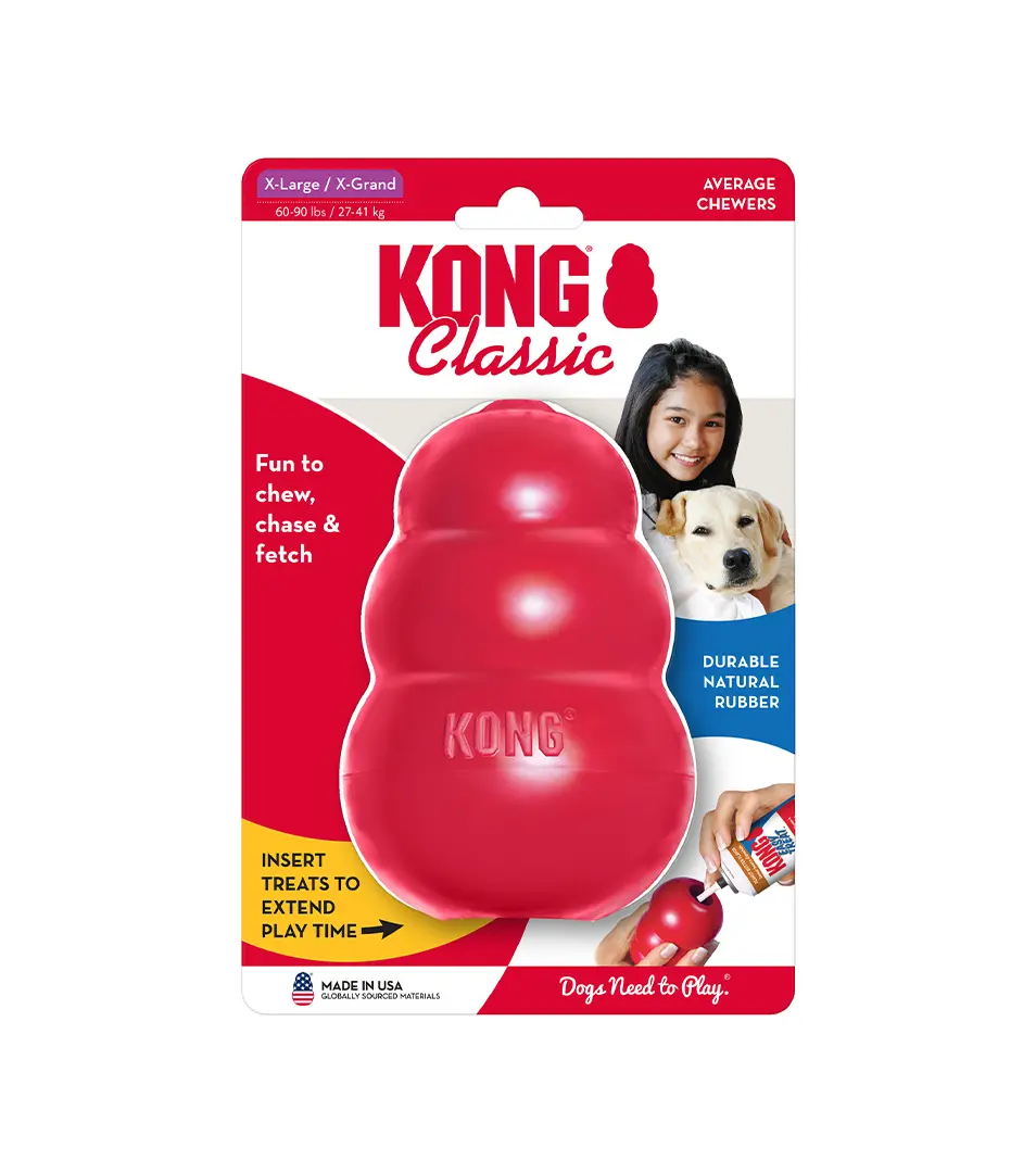 Hračka Kong Dog Classic Granát červený, guma prírodná, XL 27-41 kg