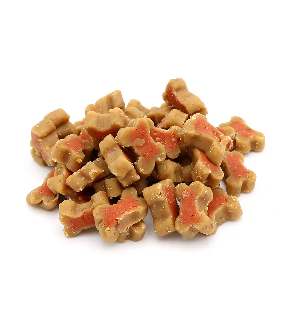 Kostičky DUO losos & ryža 2,5 kg - polomäkká maškrta