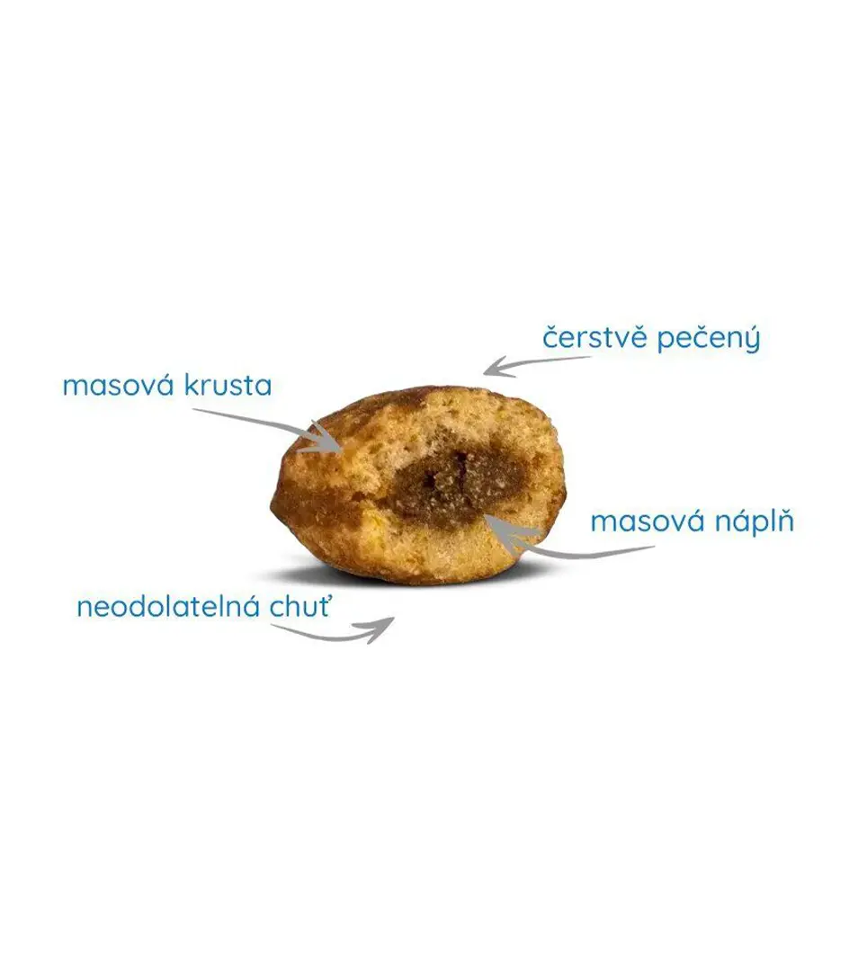 BOHEMIA PREMIUM Snack maškrty - vankúšiky s králičím mäsom 100 g