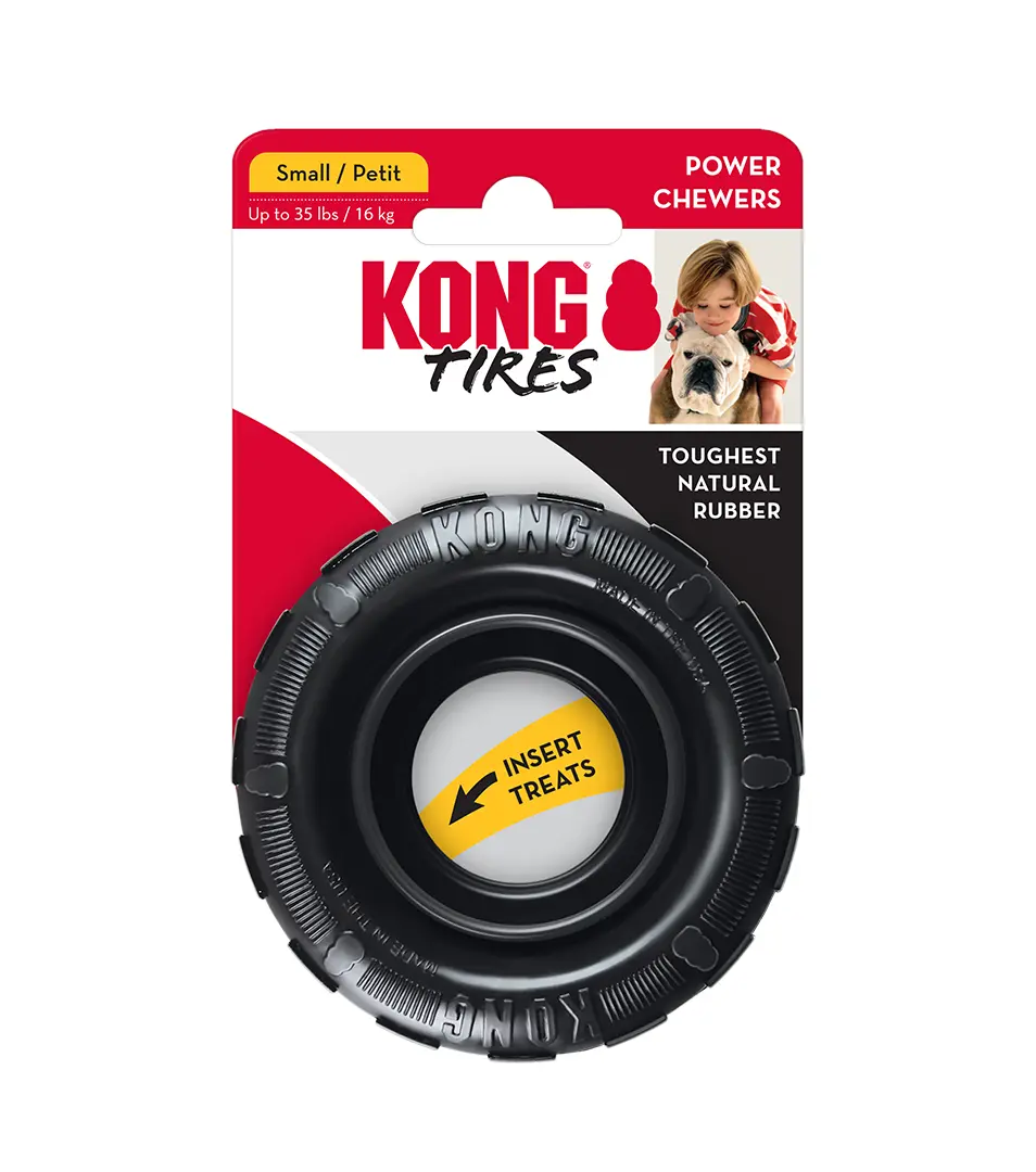 Hračka Kong Dog Extreme Pneumatika čierna, guma prírodná, S do 16 kg