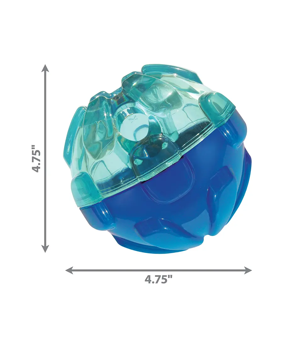 Hračka Kong Dog Rewards Lopta plniaca, modrá, guma termoplastická, L - priemer 10,5 cm