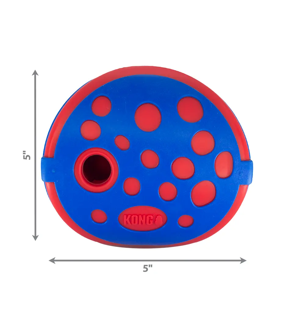 Hračka Kong Dog Rewards Lopta plniaca, červená/modrá, guma termoplastická,M/L