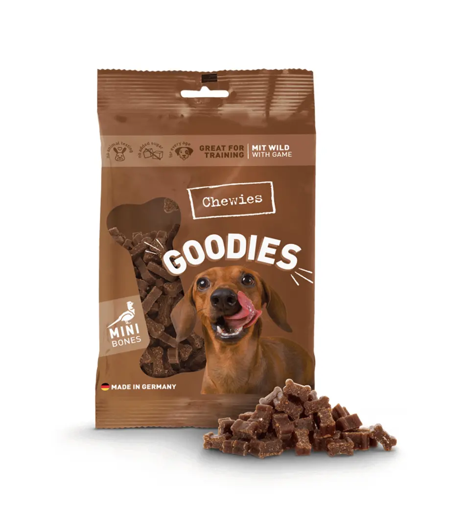 Chewies GOODIES mini kostičky divina 125 g