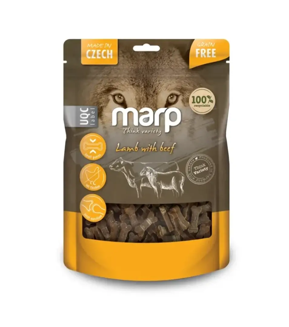 Marp Treats Variety maškrty pre psov jahňacie s hovädzím 120g