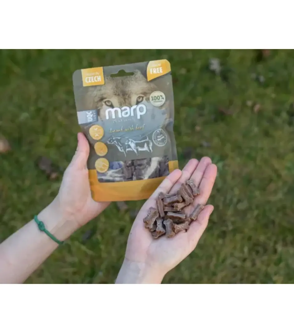 Marp Treats Variety maškrty pre psov jahňacie s hovädzím 120g