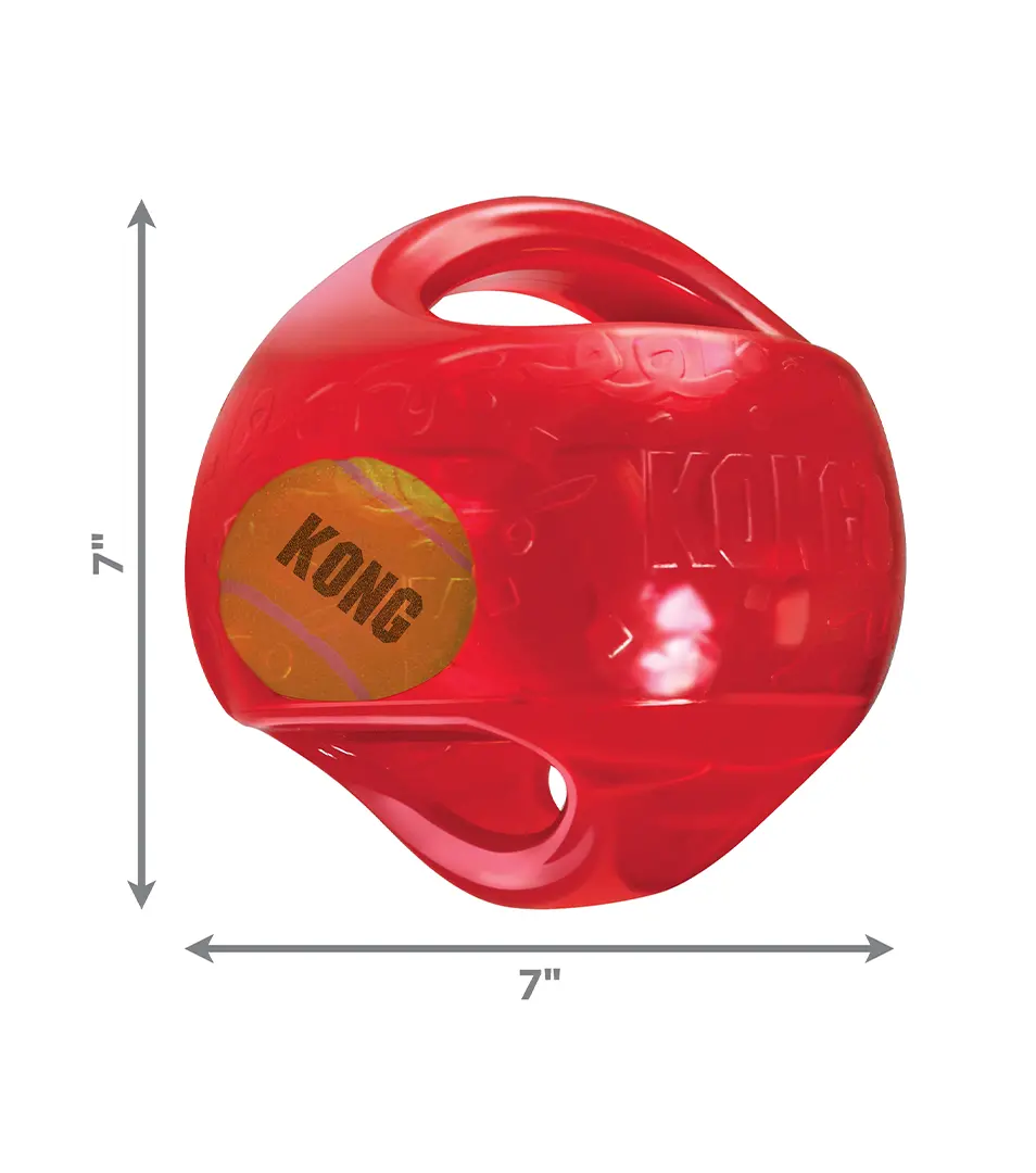 Hračka Kong Dog Jumbler Lopta s pískatkom, guma termoplastická, L/XL
