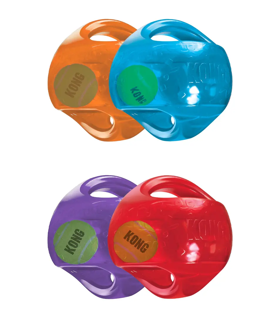 Hračka Kong Dog Jumbler Lopta s pískatkom, guma termoplastická, L/XL