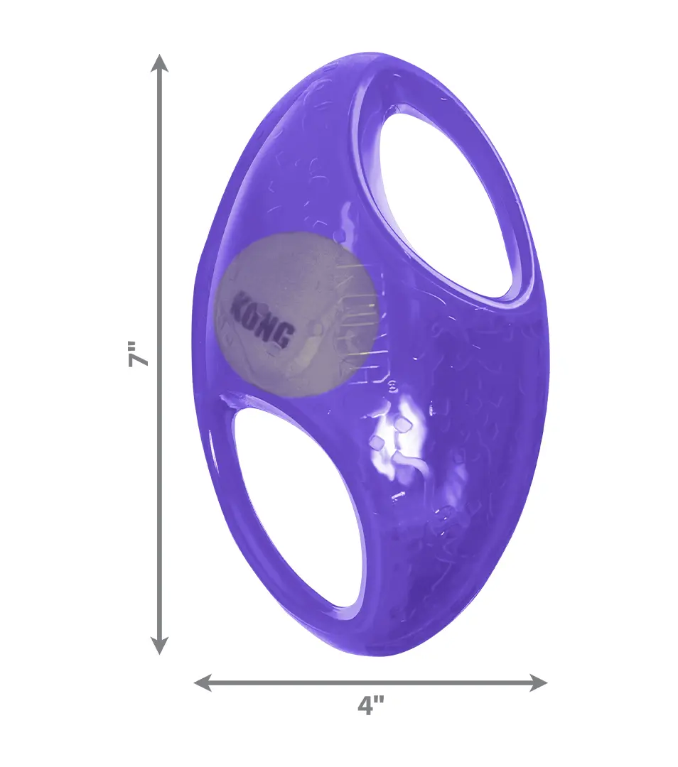 Hračka Kong Dog Jumbler Lopta futbalová s pískatkom, guma termoplastická, M/L
