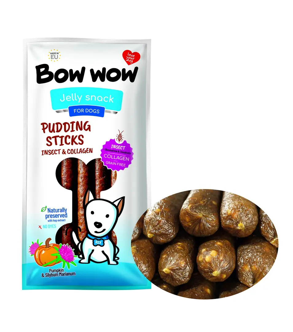 Klobásy Bow Wow s hmyzom a kolagénom GF (6 ks)