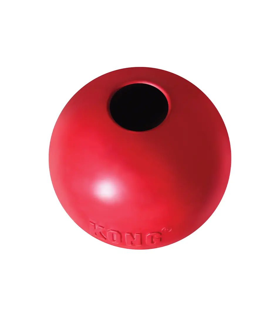 Hračka Kong Dog Classic Lopta červená, guma prírodná, M/L 13-30 kg