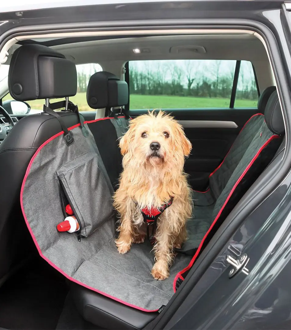 Autopoťah / autosedačka pre psa KONG 2-In-1 Bench Seat Cover & Hammock