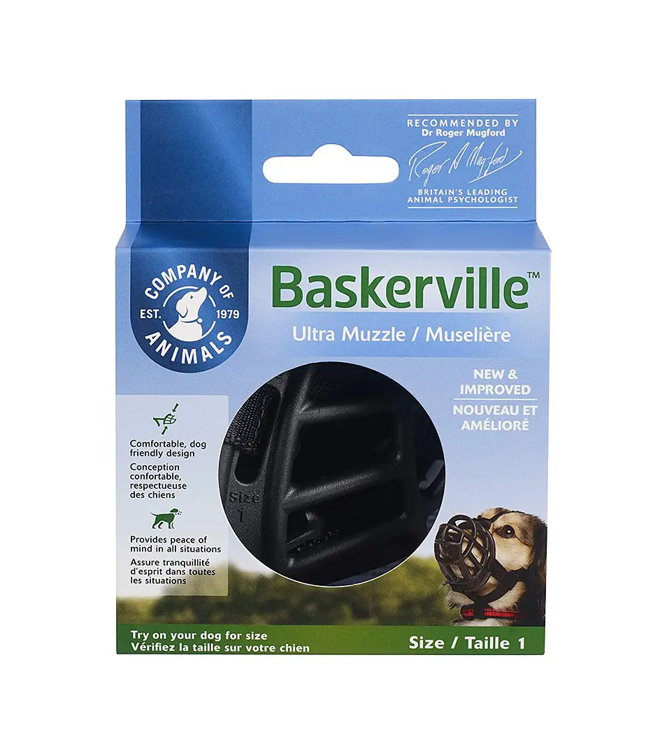 Náhubok Baskerville plast čierny pre psa veľ.3