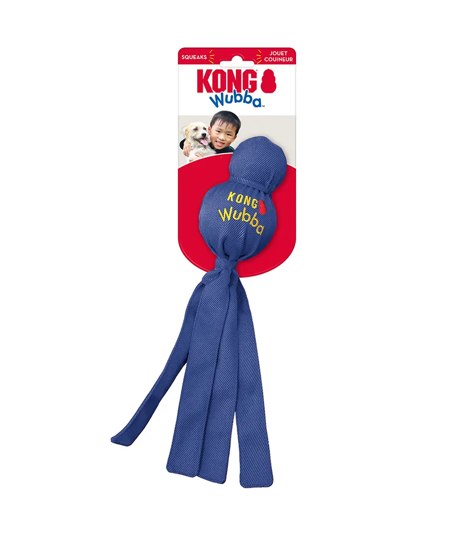 Hračka Kong Dog Wubba pískacia, vinyl, L