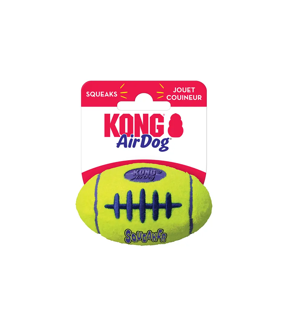 Hračka Kong Dog Airdog Lopta rugby s pískatkom tenis, guma vulkanizovaná, S
