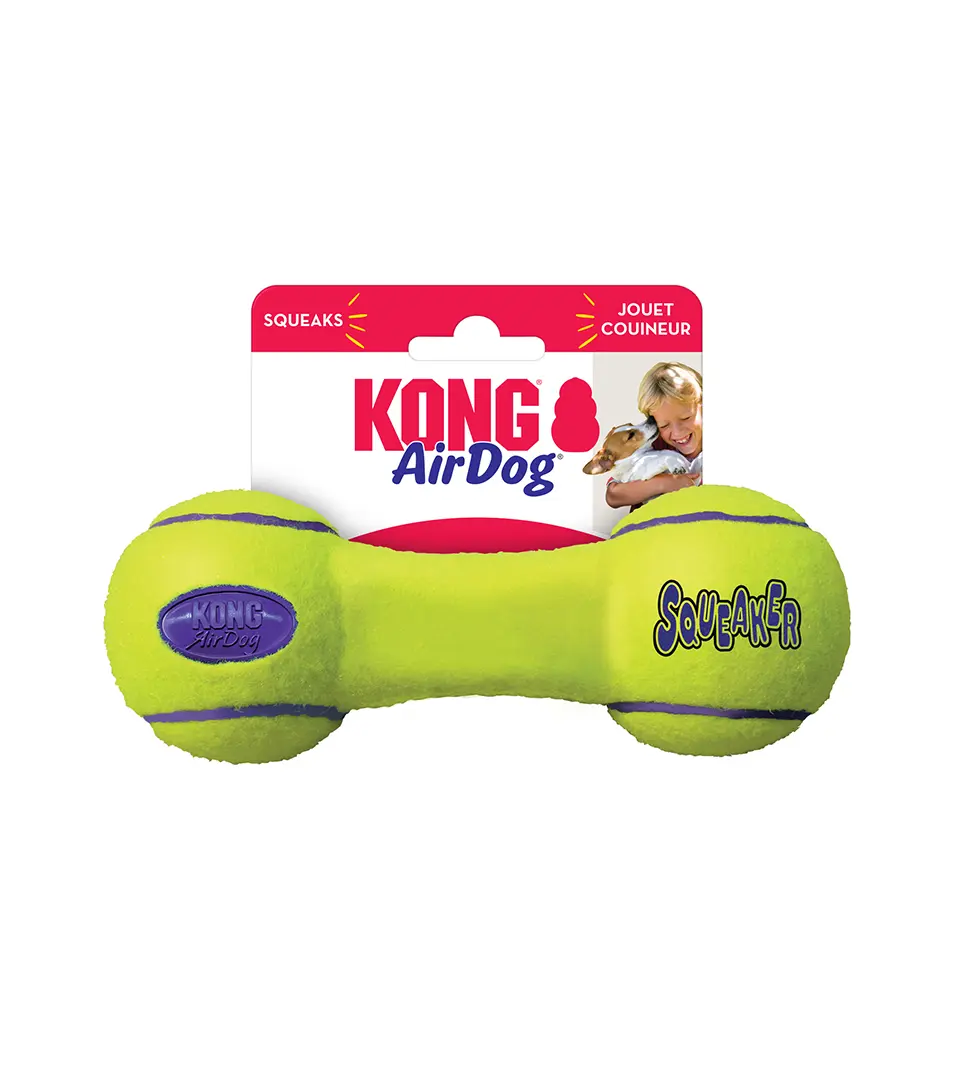 Hračka Kong Dog Airdog Činka s pískatkom tenis, guma vulkanizovaná, M