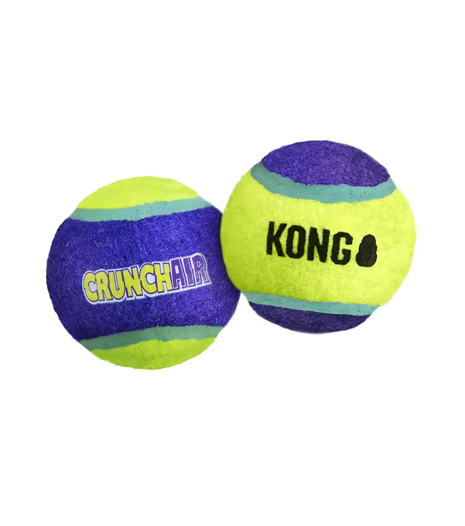 Hračka Kong Dog CrunchAir lopta, guma prírodná M (3ks/bal.)