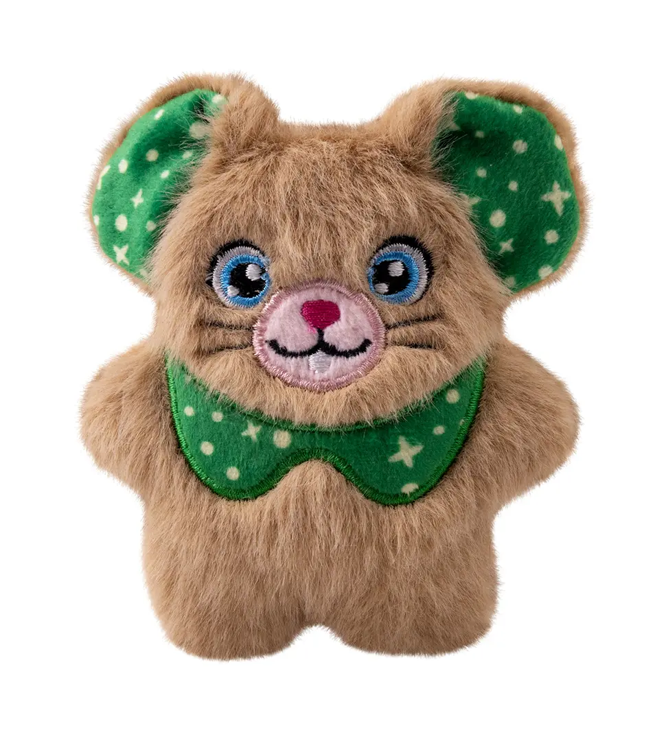 Hračka Kong Cat Holiday Snuzzles Mouse Assorted,polyester, rôzne farby