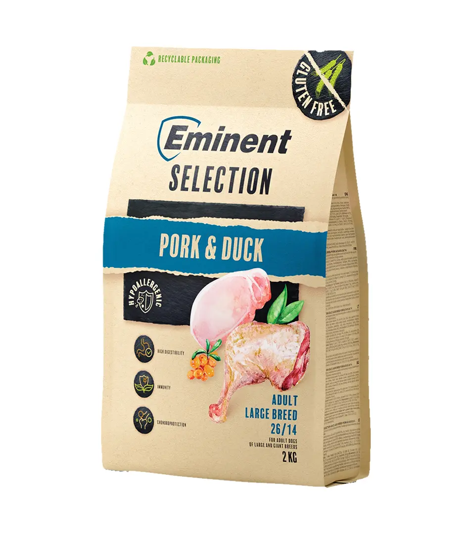 Eminent Dog Selection Adult Large Breed Pork & Duck 2 kg
