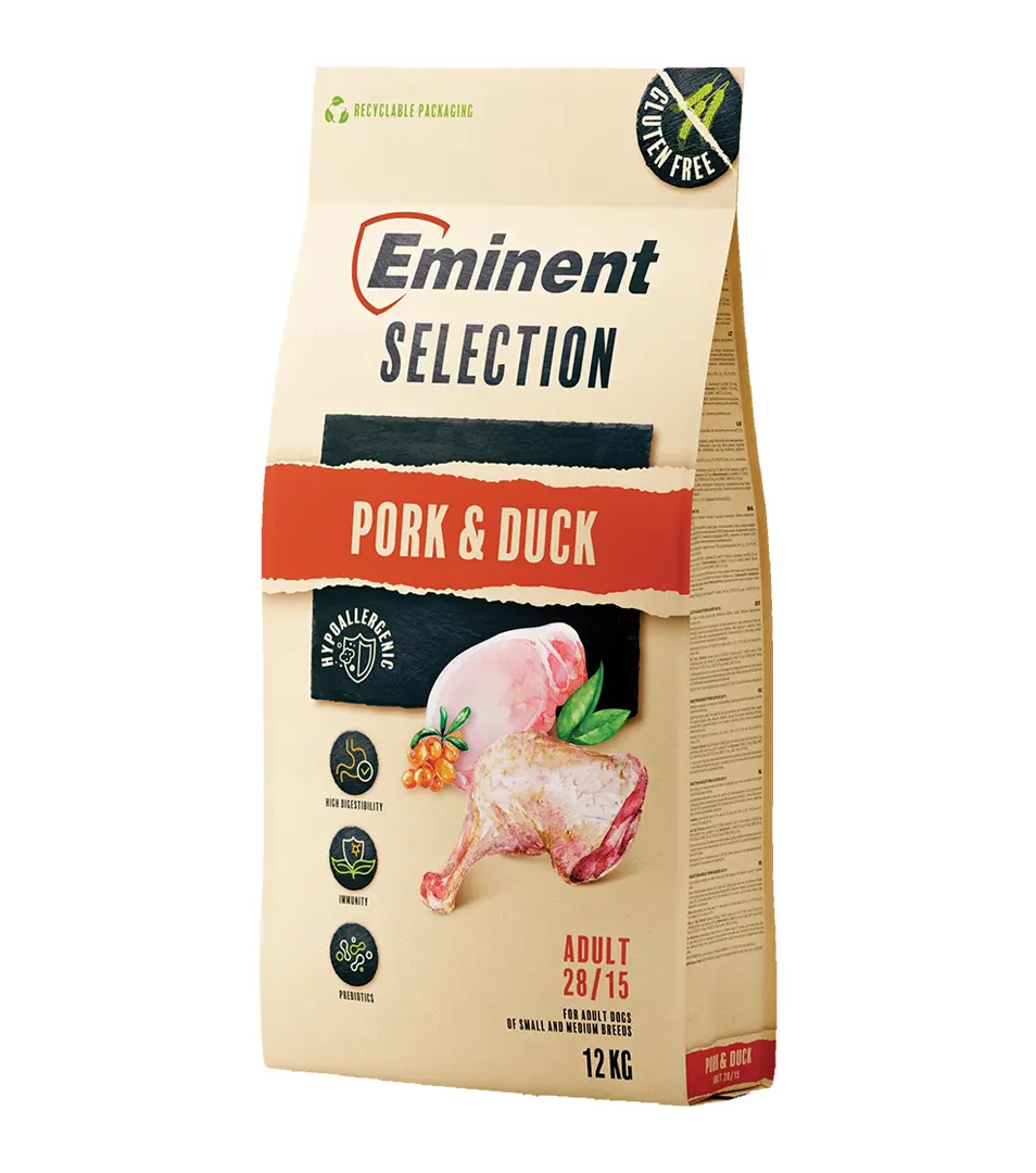 Eminent Dog Selection Adult Pork & Duck 12 kg
