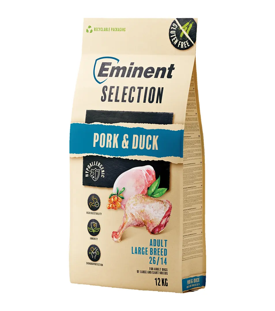 Eminent Dog Selection Adult Large Breed Pork & Duck 12 kg