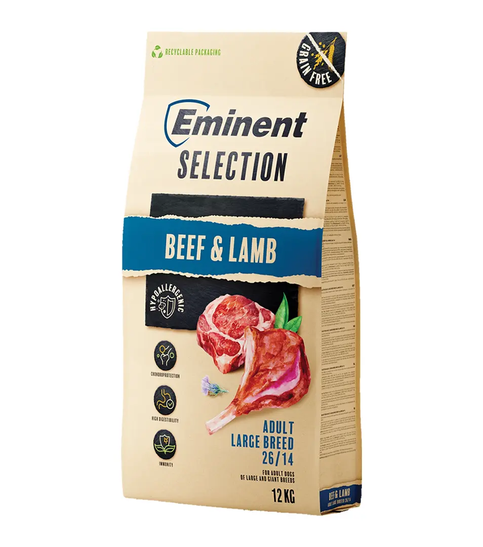 Eminent Dog Selection Adult Large Breed Beef & Lamb 12 kg