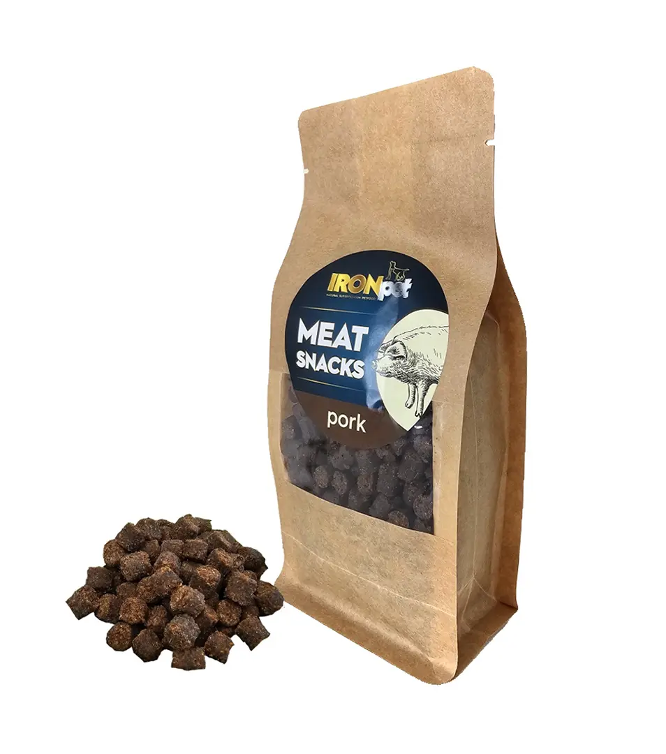 IRONpet tréningové mäsové maškrty Bravčové 400 g