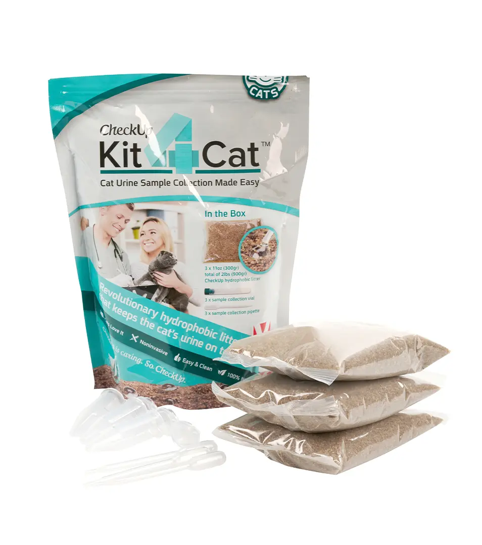 Sada na odber moču u mačiek Kit4Cat, KRUUSE 3 x 300 g