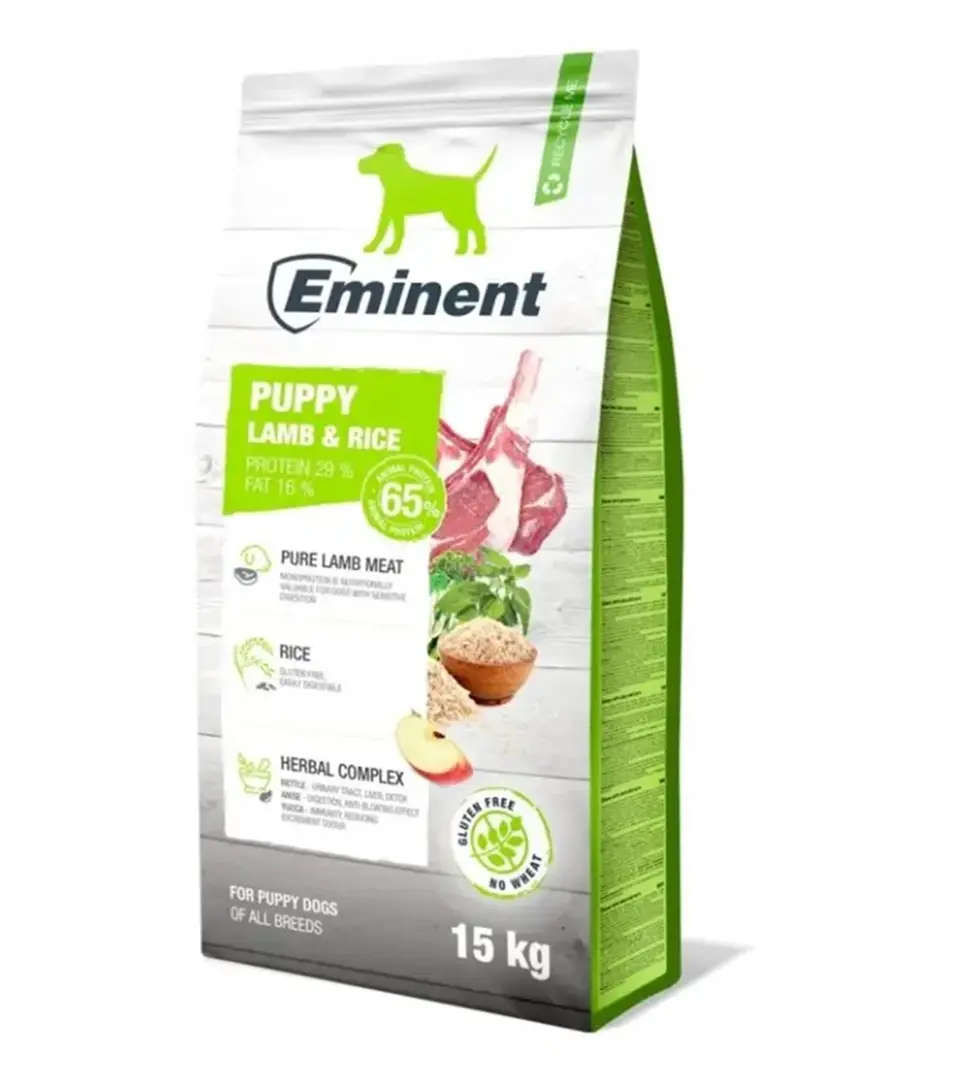 Eminent Dog Puppy Lamb & Rice 15 kg