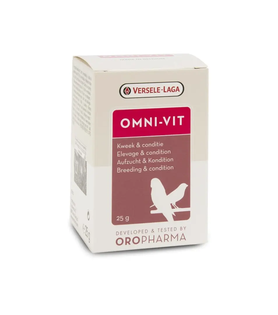 VL Oropharma Omni Vit- prášok pre kondíciu na výstavy, súťaže a pred vábením 25 g