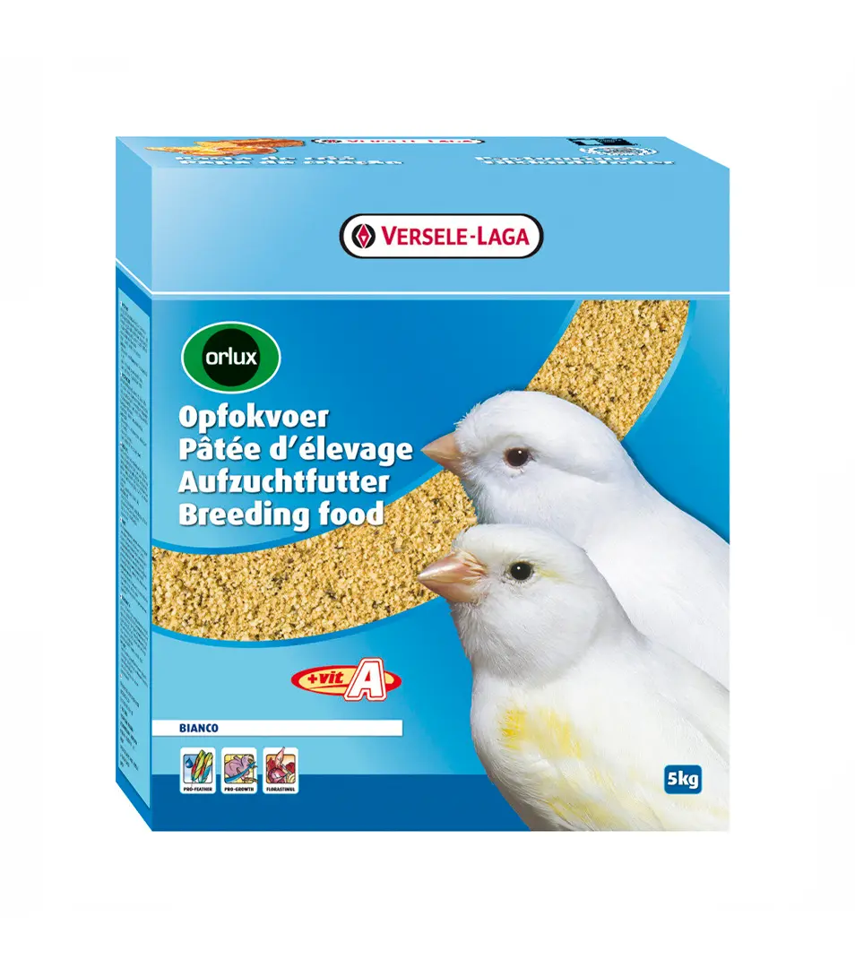 VL Orlux Eggfood Dry Breeding Food Bianco- suché bezvaječné krmivo pre biele kanáre a vtáky proti žltému nádychu 5 kg