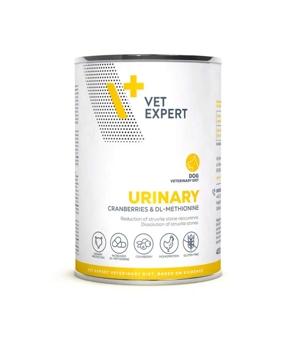 VetExpert VD dog Urinary konzerva 400 g
