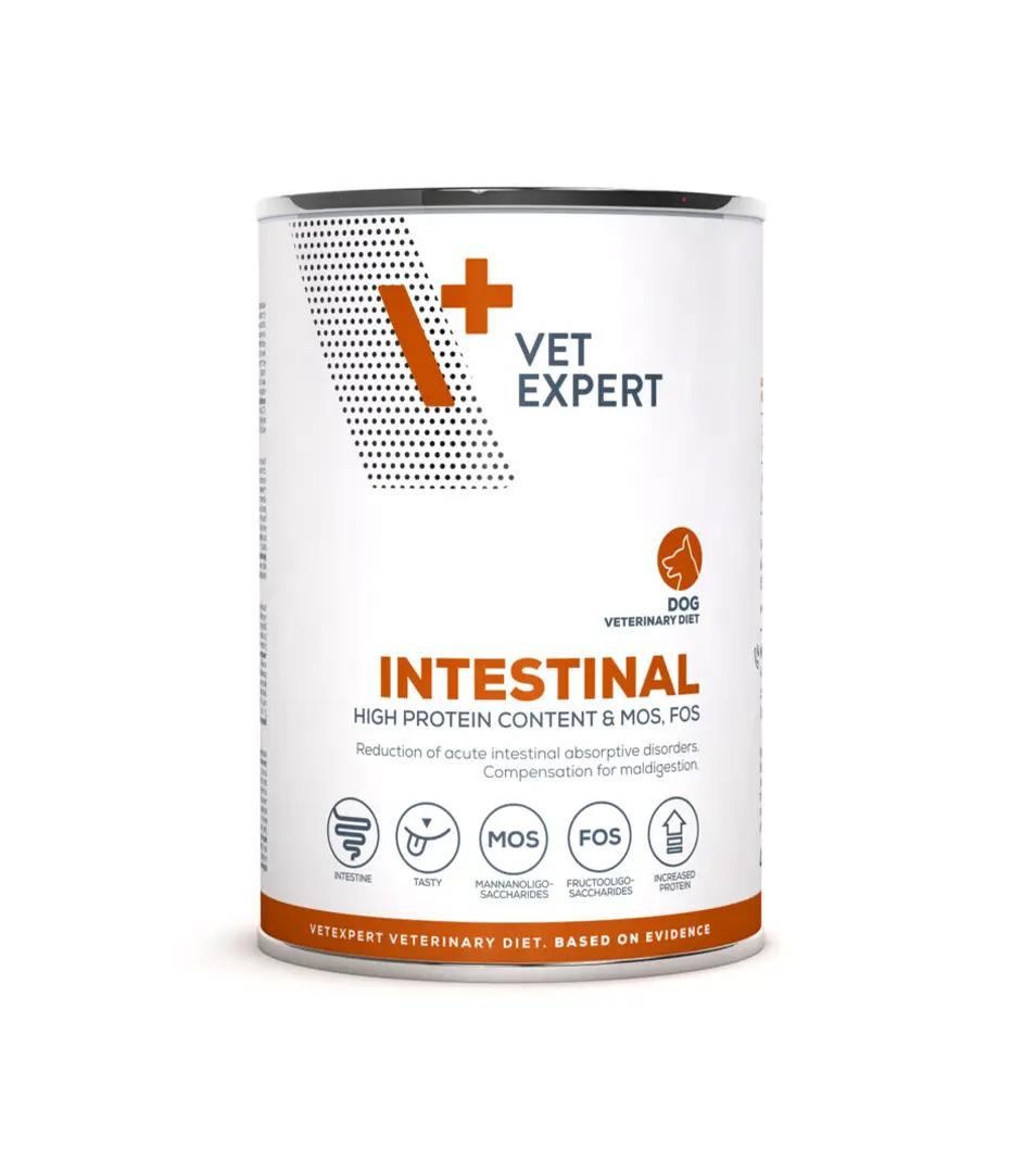 VetExpert VD dog 4T Intestinal konzerva 400 g