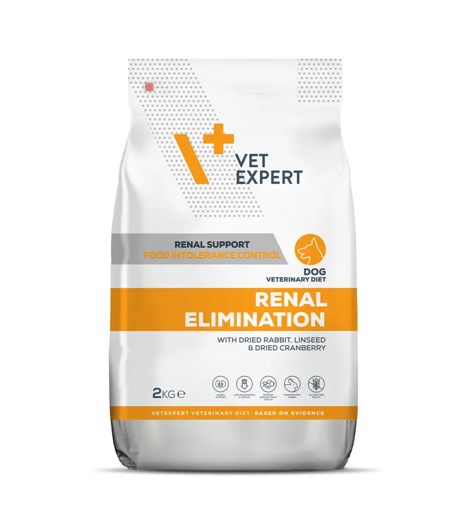 VetExpert VD dog 4T Renal Elimination 2 kg