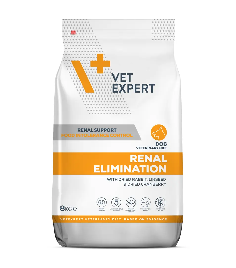 VetExpert VD dog 4T Renal Elimination 8 kg