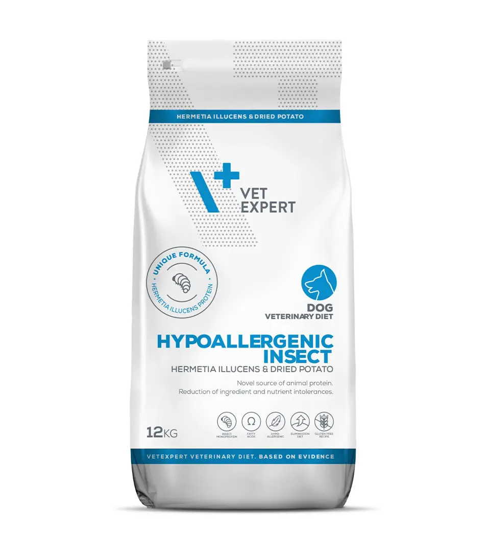 VetExpert VD dog 4T Hypoallergenic Insect 12 kg