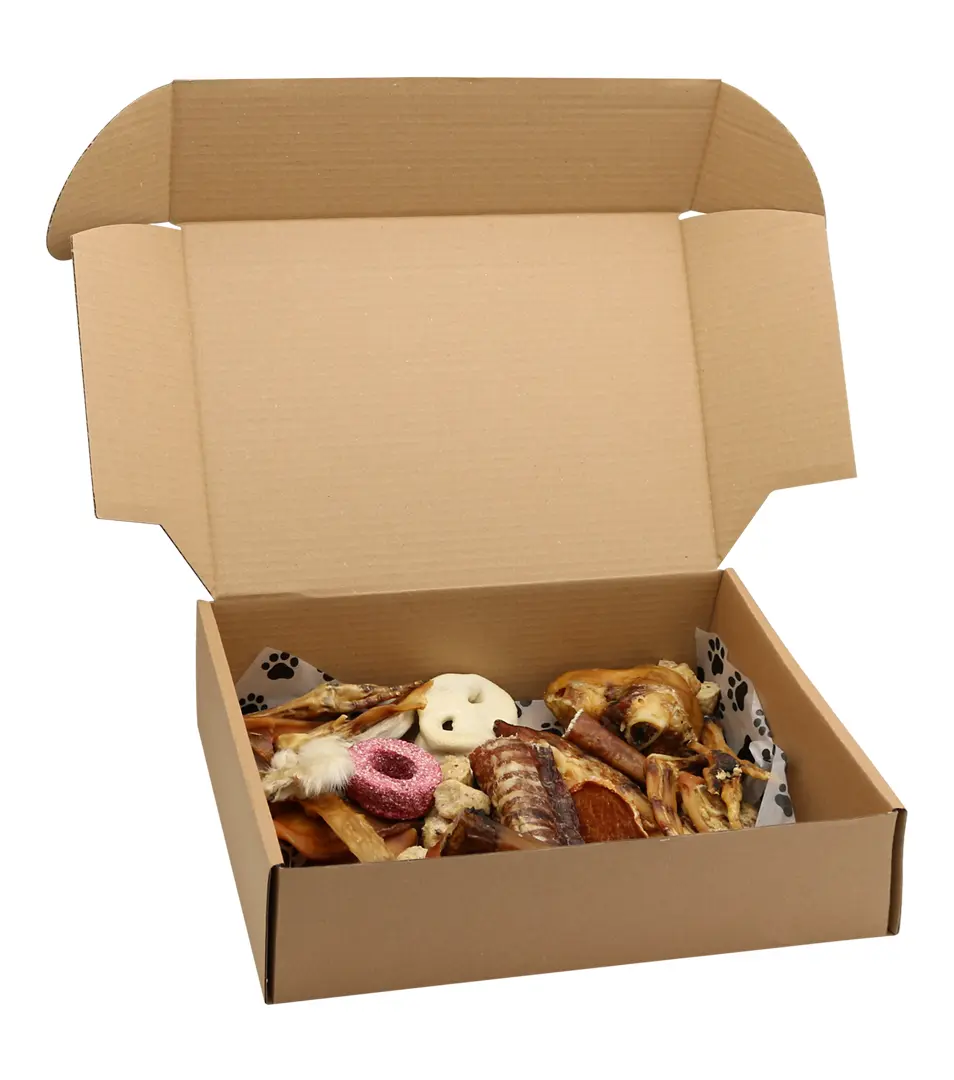 Ochutnávkový box sušených maškŕt - stredný pes