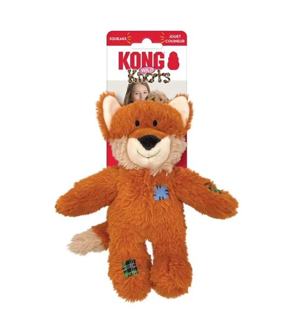 Hračka Kong Dog Wild Knots Fox Líška plyšová polyester S