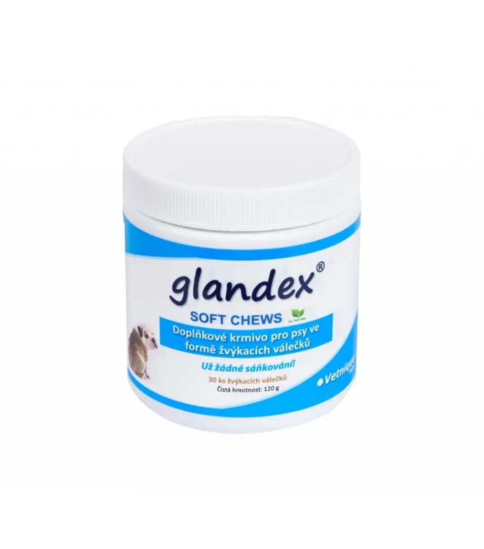 GLANDEX SOFT CHEWS 30 ks, 120 g
