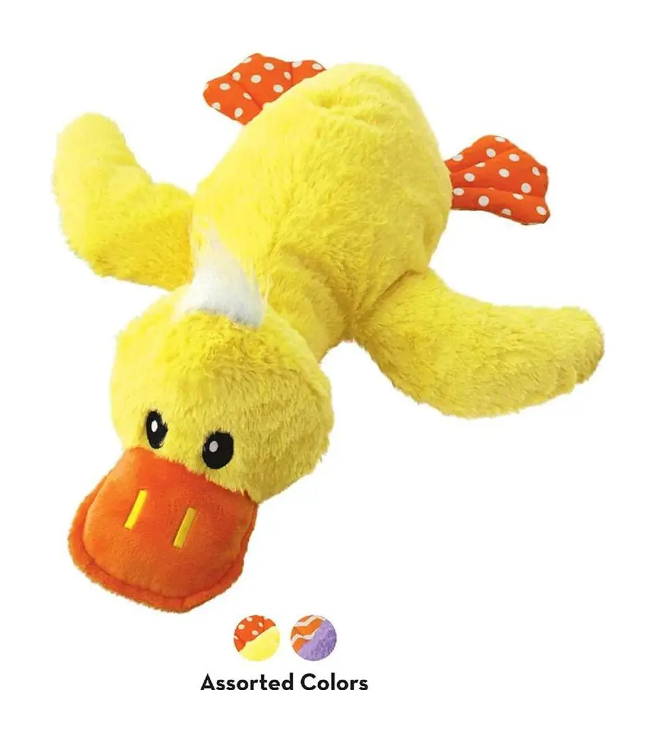 Hračka Kong Dog Comfort Jumbo Kačka s pískatkom XL polyester