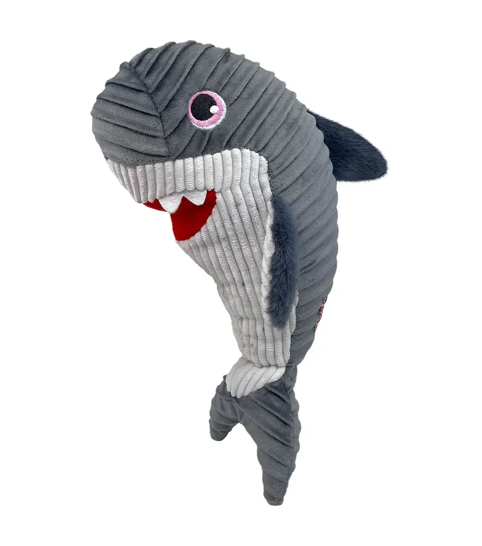 Hračka Kong Dog Cuteseas® Rufflez Shark žralok s pískatkom M/L polyester