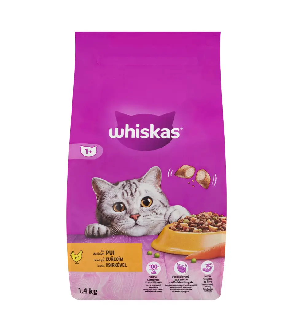 Mars WHISKAS Adult cat s kuracím mäsom 1,4 kg